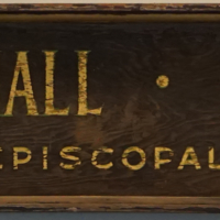 St. Helen's Hall Preschool Wood Sign